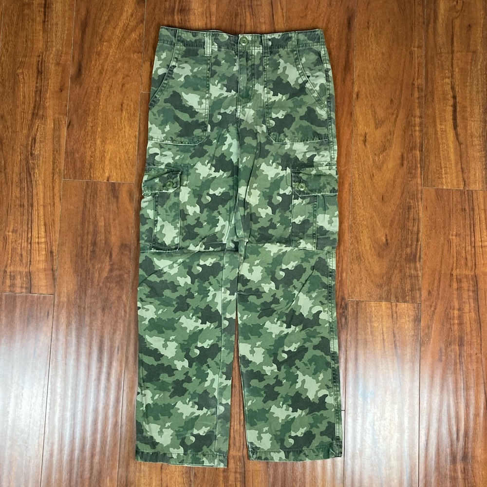 Vintage Cherokee Army Green Camo Cargo Pants